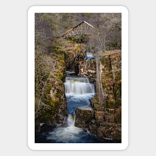 Brackinn Falls Callander Scotland Sticker